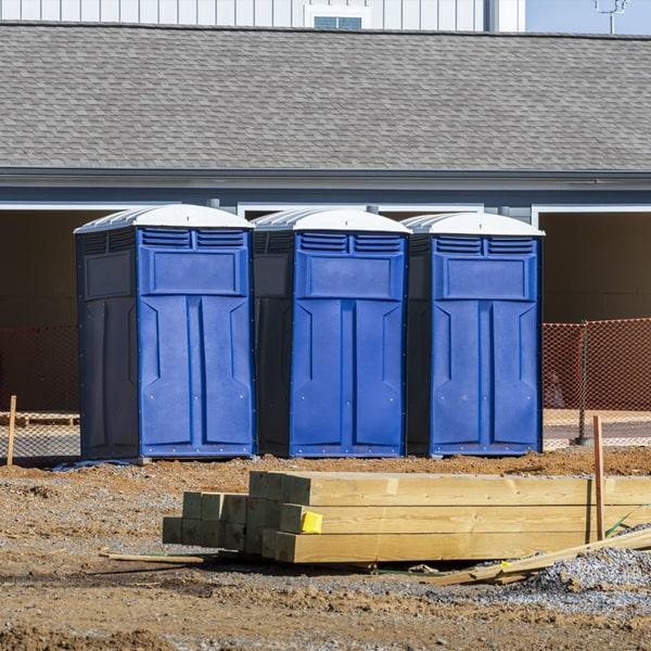 Heavy-duty construction site porta potty in Medford, Oregon